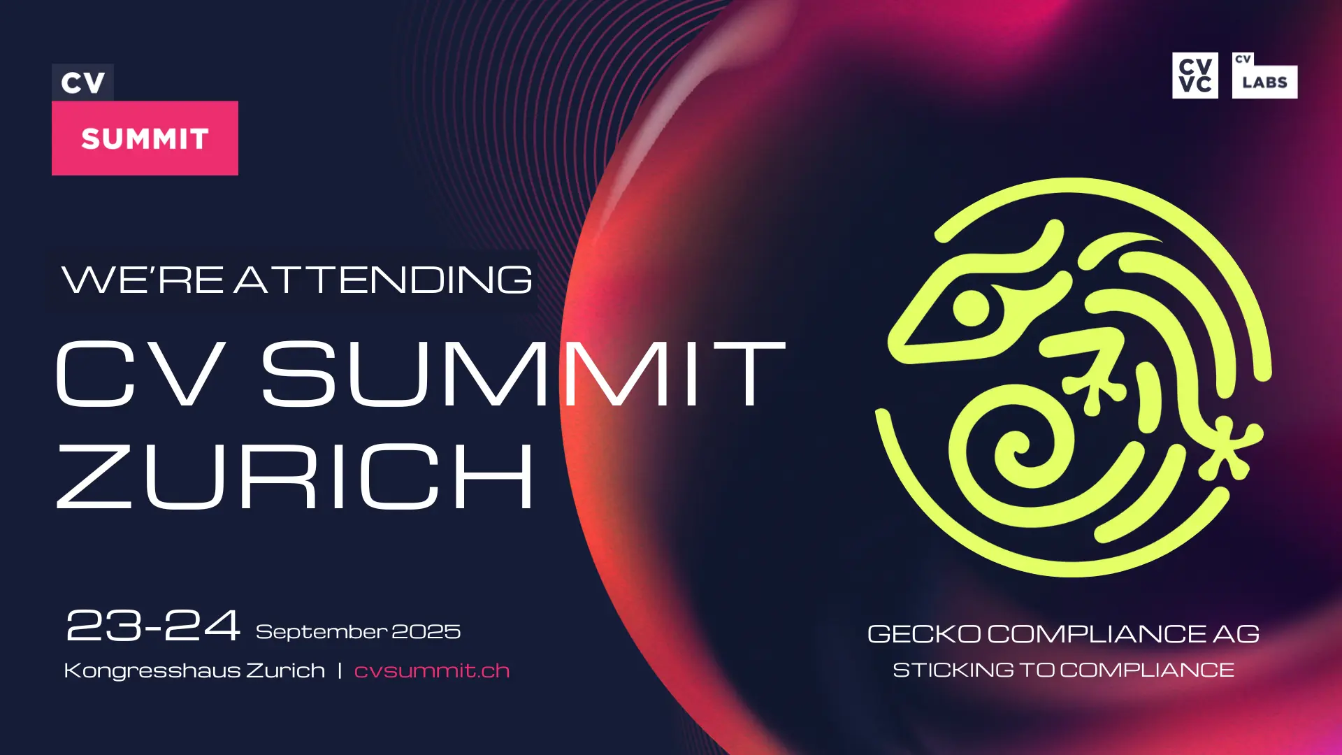Gecko Compliance attending CV Summit 2025